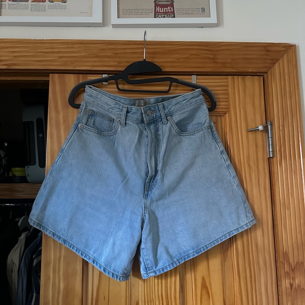 Everlane Blue Jean Shorts A-Line